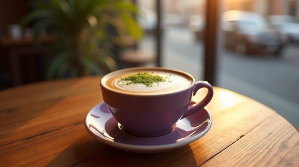 Nein, Ube Latte ist nicht nur ein Trendgetränk